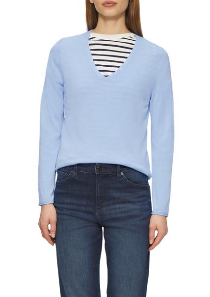 Strickpullover blau1