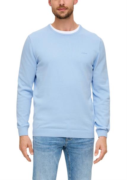 Strickpullover blau1