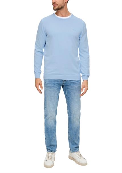 Strickpullover blau1