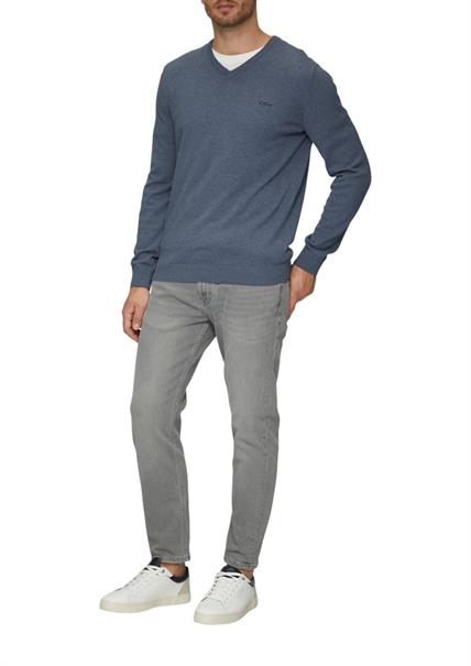 Strickpullover blau1