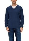 Strickpullover blau2