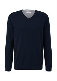 Strickpullover blau2