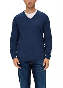 Strickpullover blau2