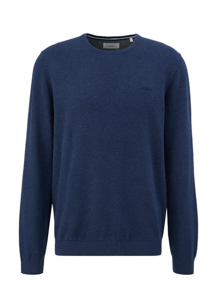 Strickpullover blau2