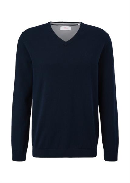 Strickpullover blau2