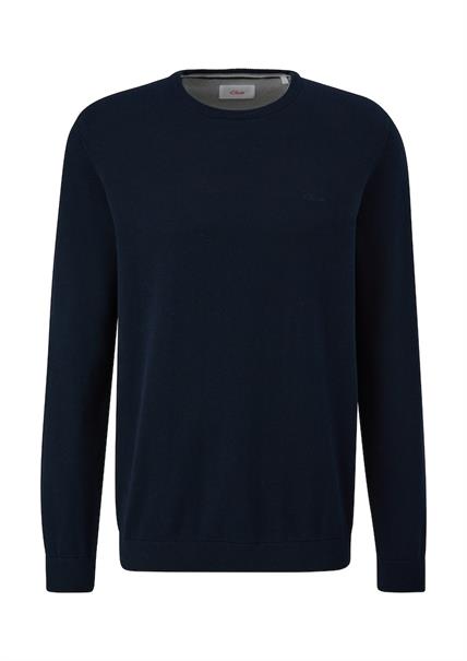 Strickpullover blau2