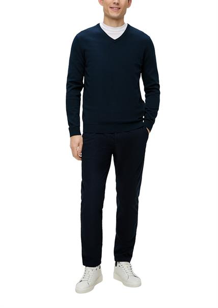 Strickpullover blau2