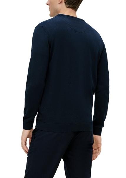 Strickpullover blau2