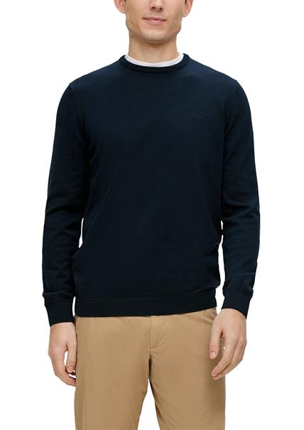 Strickpullover blau2