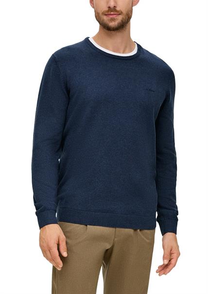 Strickpullover blau2