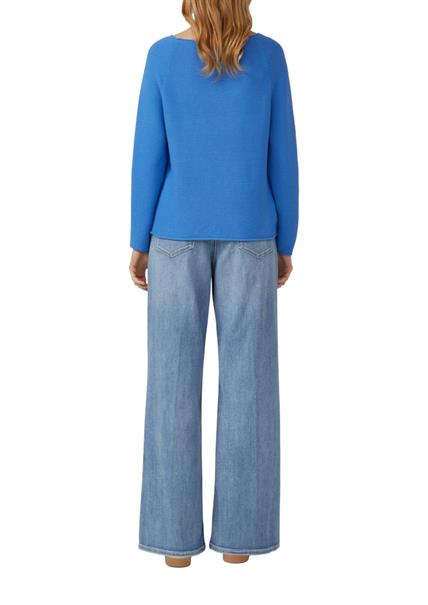 Strickpullover blau2