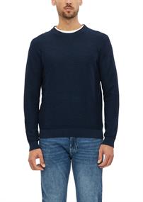 Strickpullover blau3