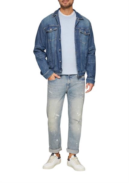 Strickpullover blau4