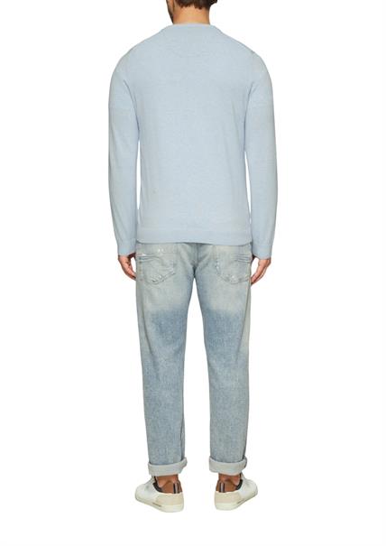 Strickpullover blau4