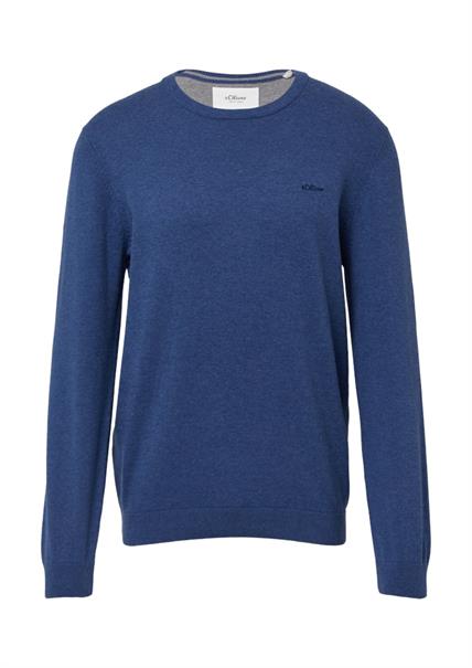 Strickpullover blau5