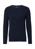 Strickpullover blau
