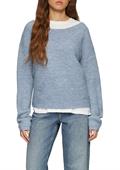 Strickpullover blau