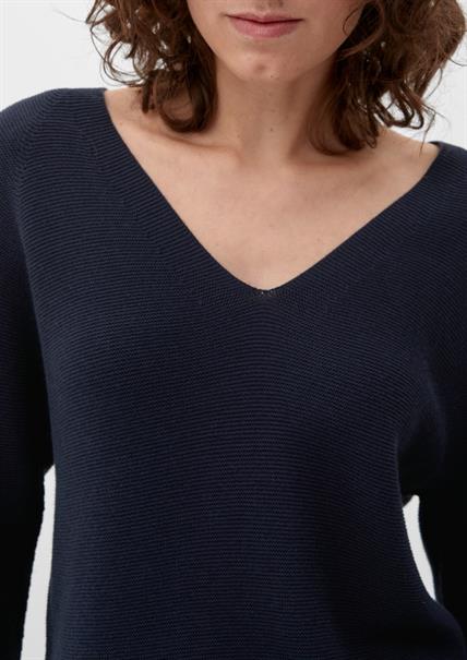 Strickpullover blau