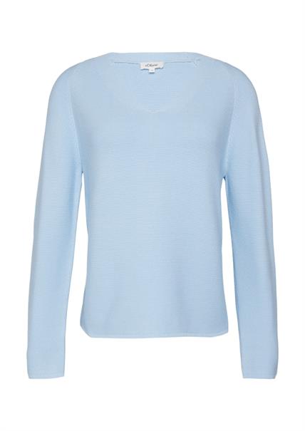 Strickpullover blau