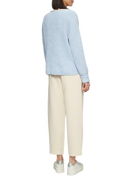 Strickpullover blau