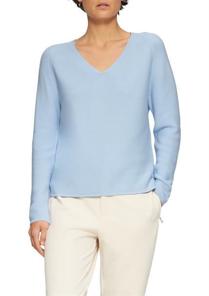 Strickpullover blau