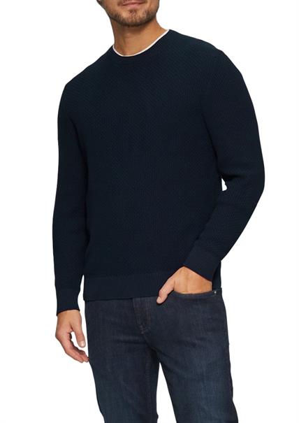 Strickpullover blau
