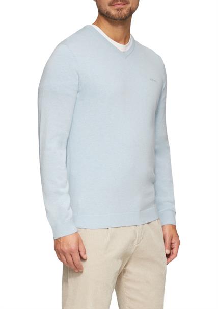 Strickpullover blau
