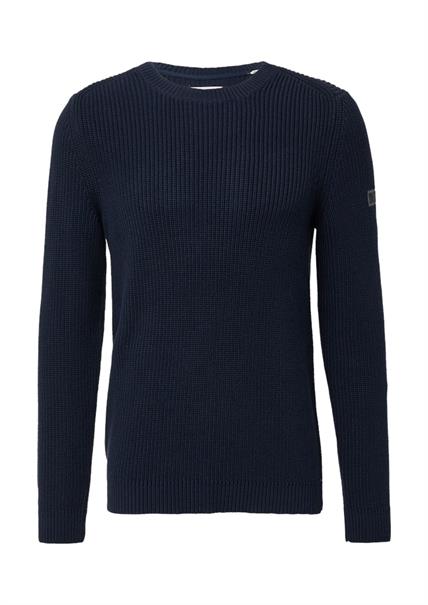 Strickpullover blau