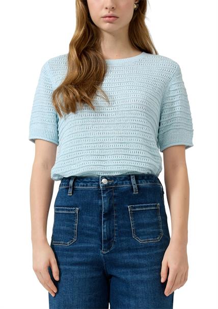 Strickpullover blau