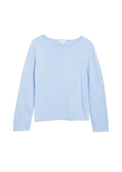Strickpullover blau