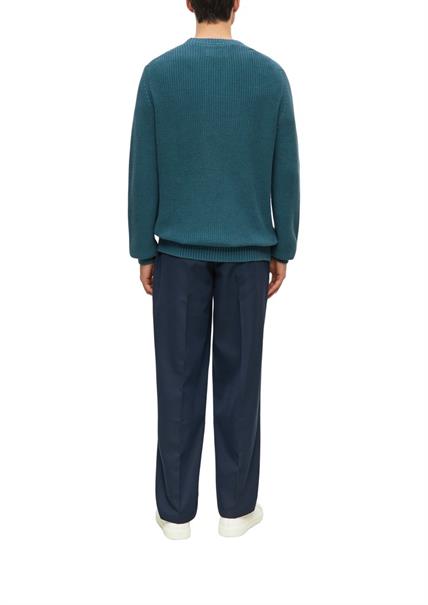 Strickpullover blau