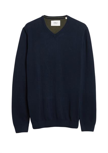 Strickpullover blau