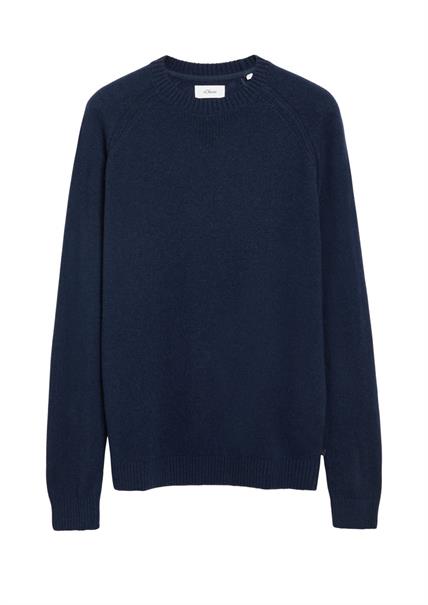 Strickpullover blau