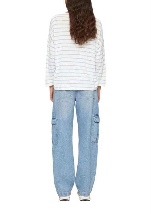 strickpullover-blau