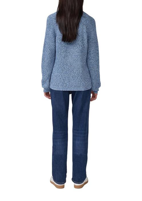 strickpullover-blau