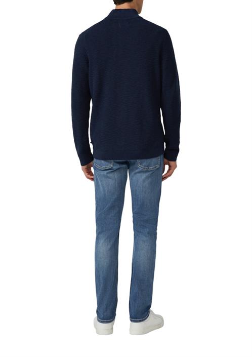 strickpullover-blau