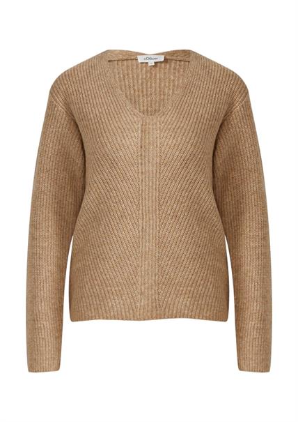 Strickpullover braun1