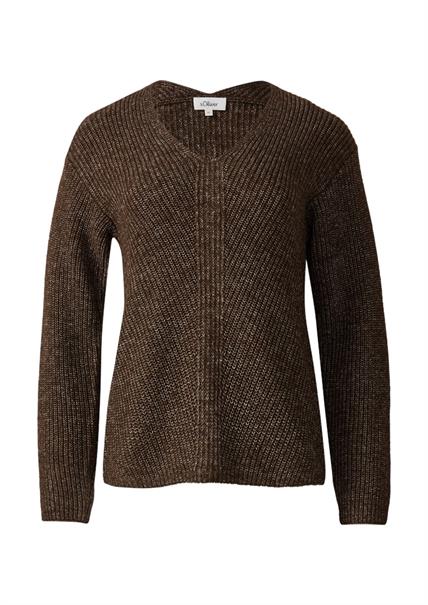 Strickpullover braun2