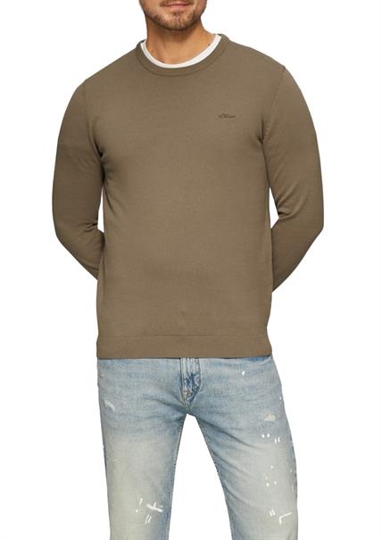 Strickpullover braun2