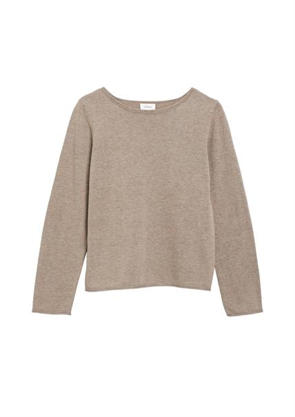 Strickpullover braun3