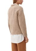 Strickpullover braun