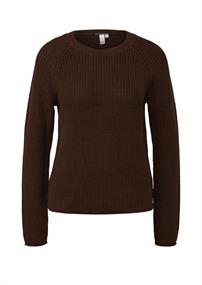 Strickpullover braun