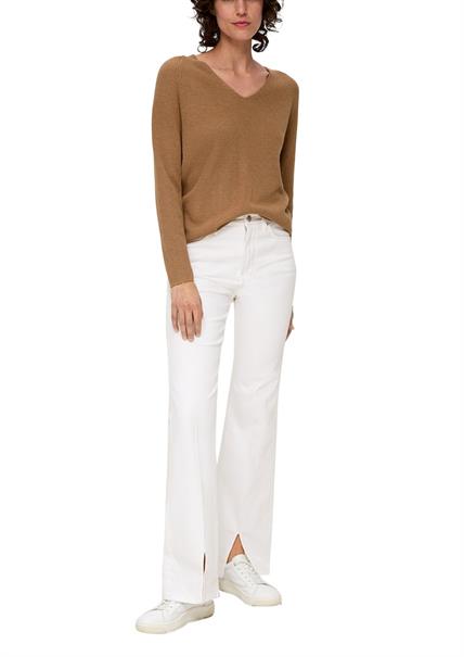 Strickpullover braun