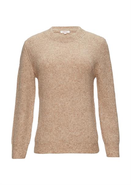 Strickpullover braun
