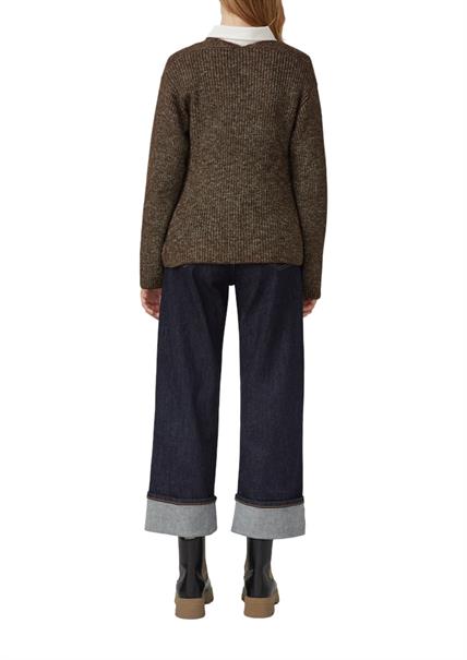 Strickpullover braun