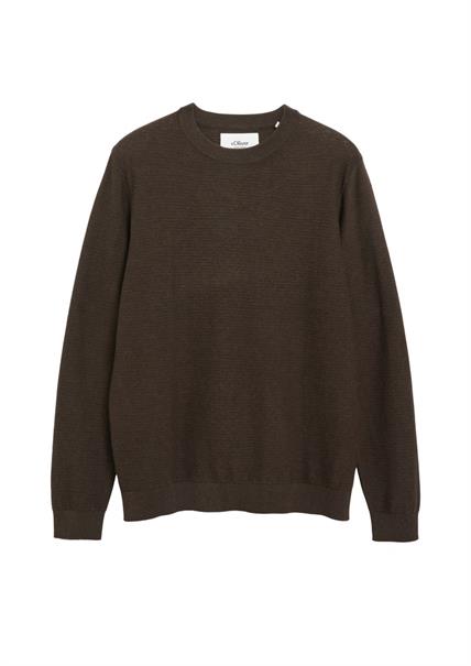 Strickpullover braun