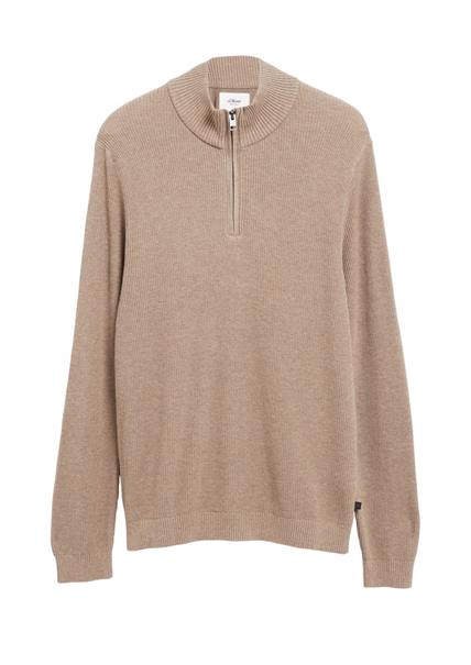 Strickpullover braun