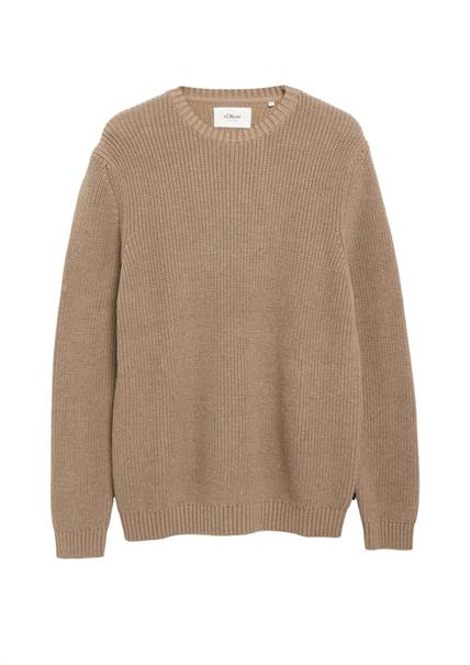 Strickpullover braun