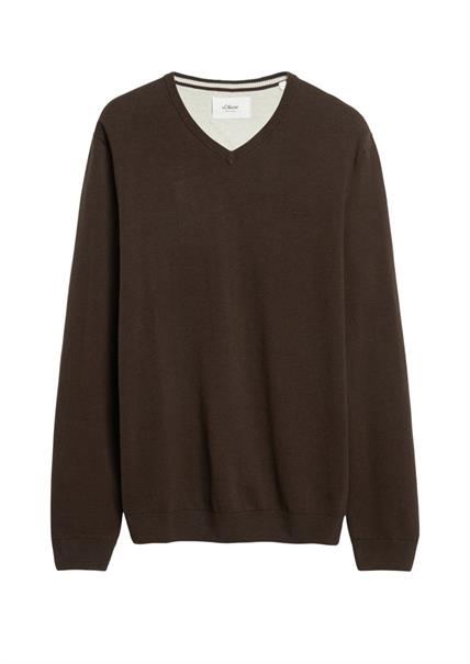 Strickpullover braun