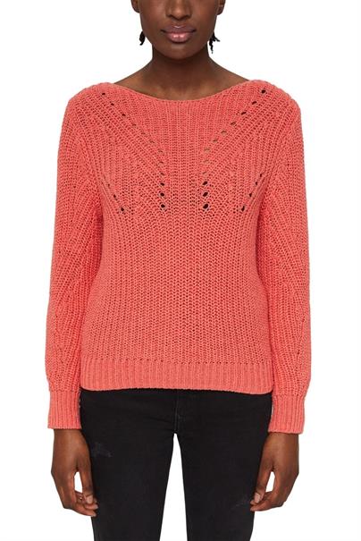 Strickpullover coral